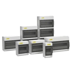 Cajas de distribución de plástico